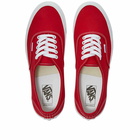 Vans Vault UA OG Authentic LX Sneakers in Red/True White