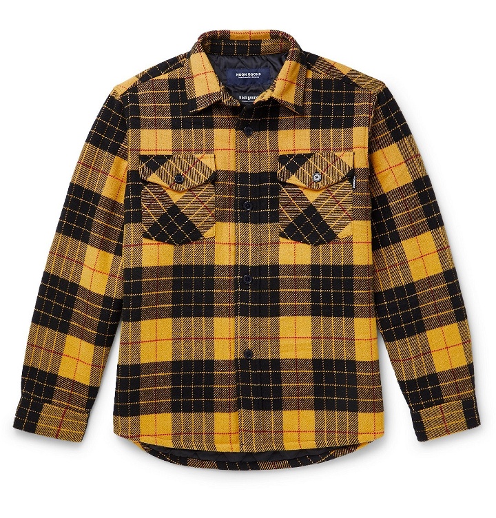 Photo: Noon Goons - Checked Flannel Overshirt - Yellow