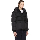 Z Zegna Black Down Short Puffer Jacket