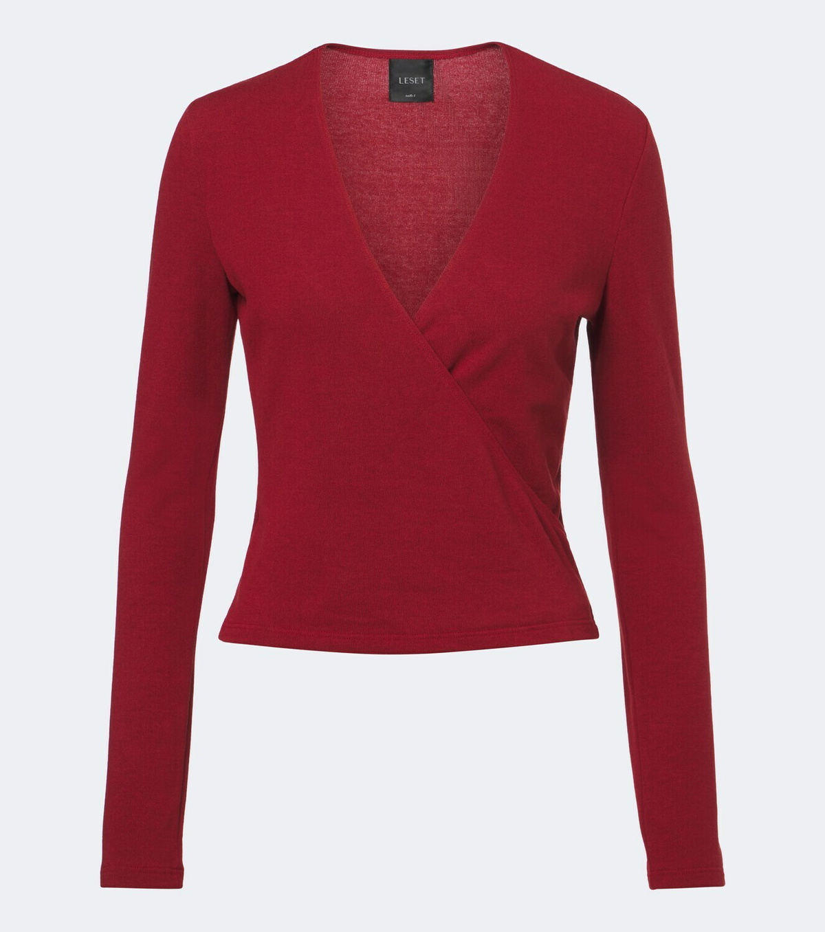 Leset Lauren jersey wrap top