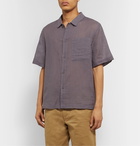 Satta - Paseo Linen and Cotton-Blend Shirt - Purple