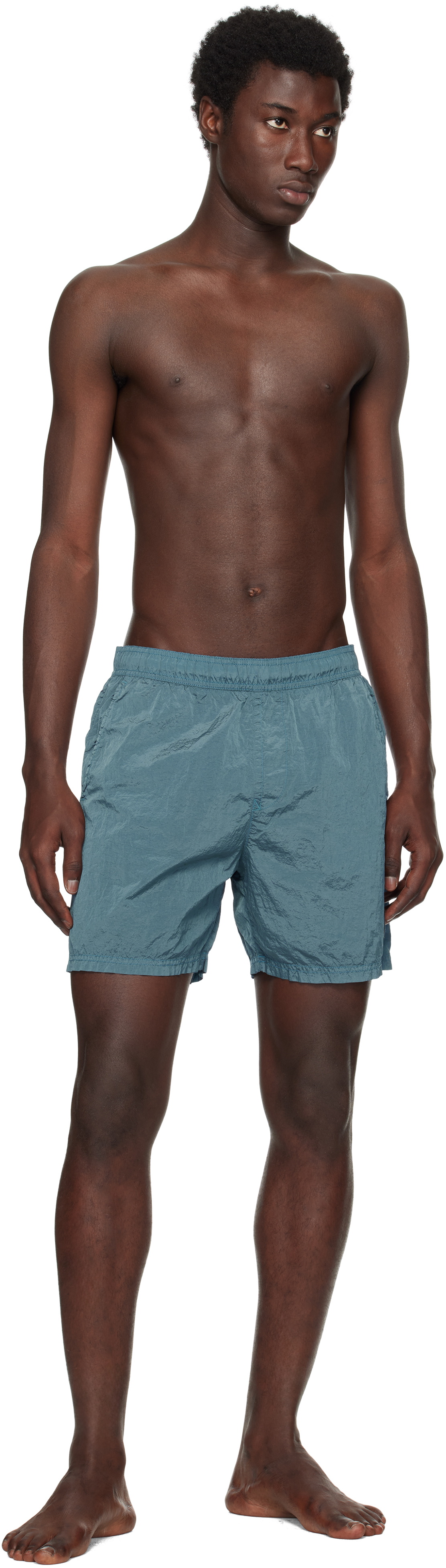 Stone Island Blue B100004 Nylon Metal Swim Shorts
