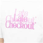 Late Checkout Men's Double Trouble T-Shirt in Pink/White