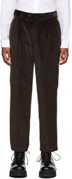 Paul Smith Brown Pleated Trousers