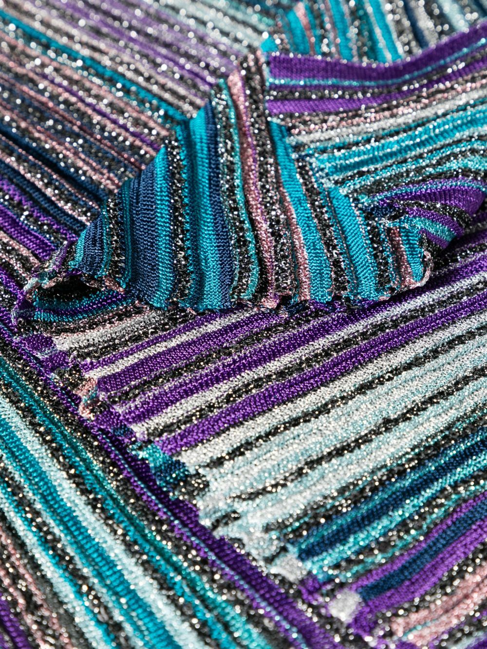 Missoni Multicolour Striped Metallic Tank Top Missoni