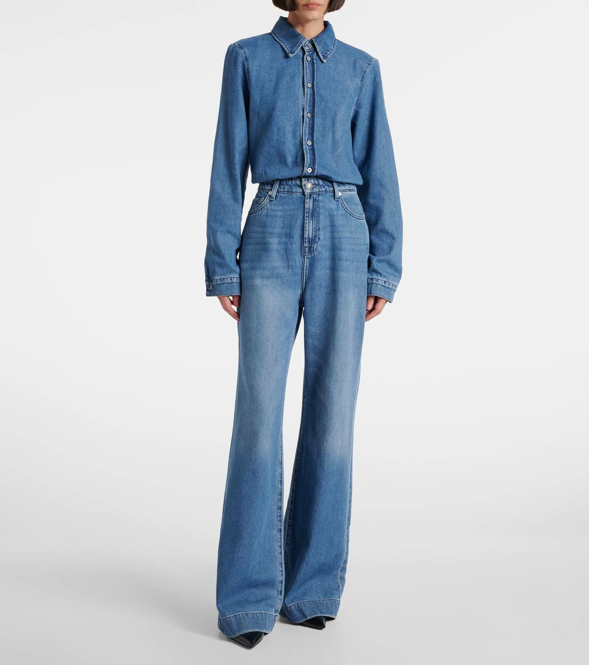7 For All Mankind Denim jumpsuit