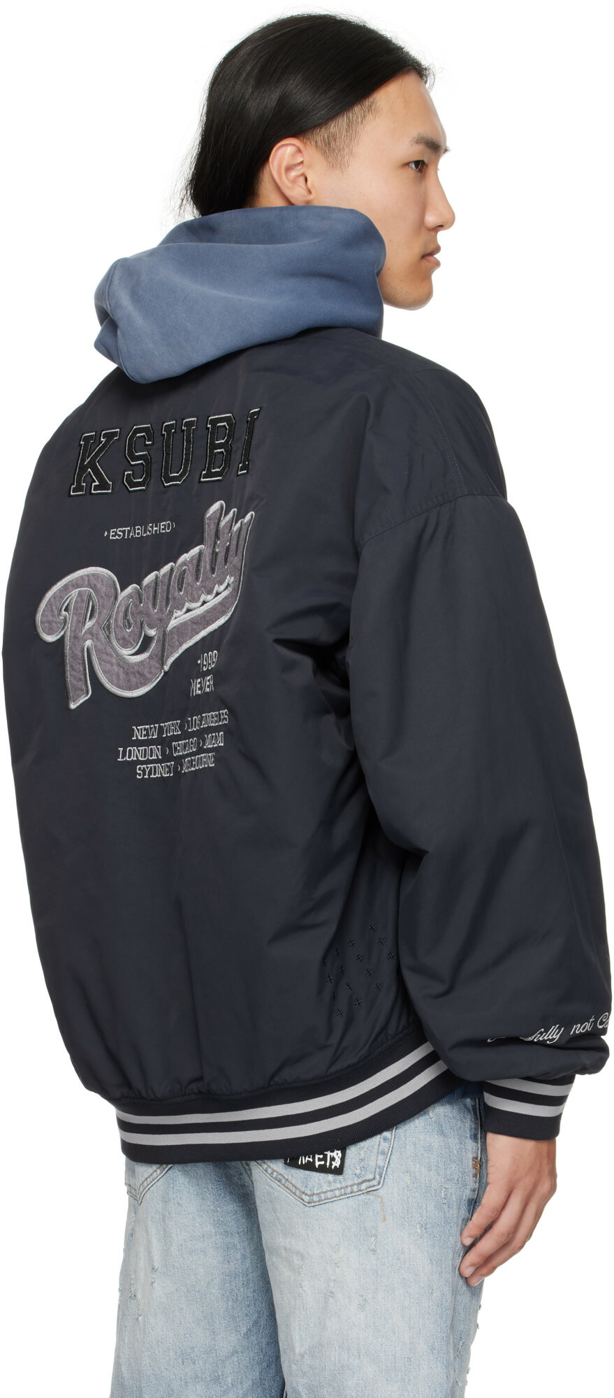 Ksubi Navy MA-1 Bomber Jacket