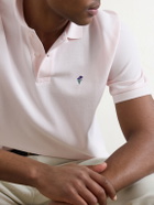 Noah - Logo-Embroidered Cotton-Piqué Polo Shirt - Pink