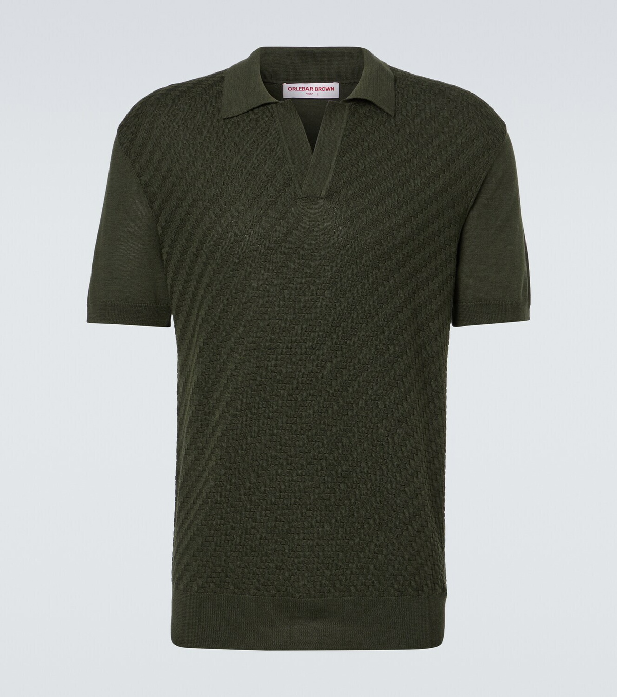 Orlebar Brown Horton silk and cotton polo shirt