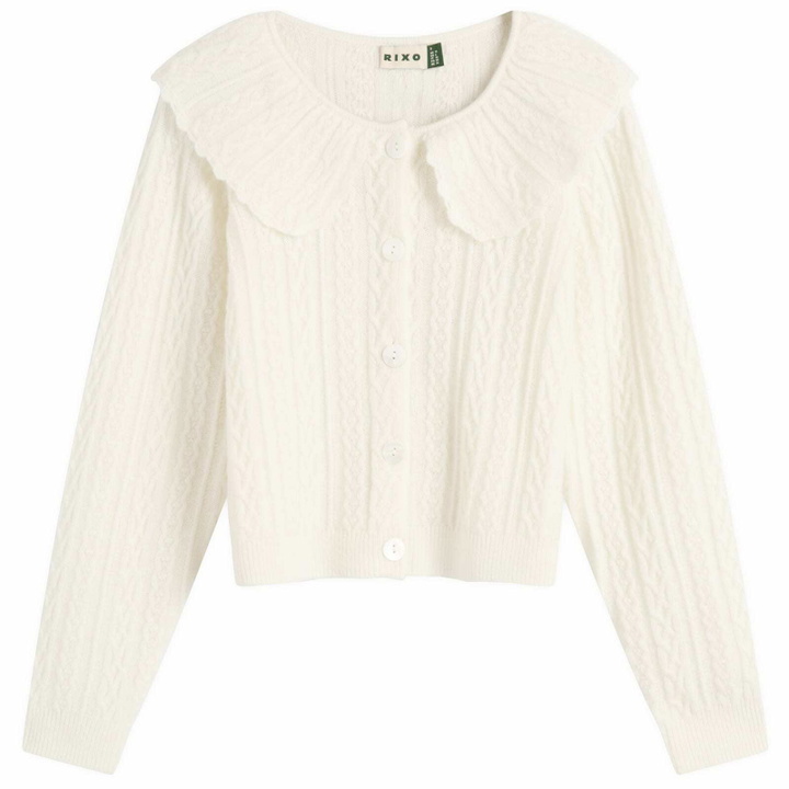 Photo: RIXO Women's Jelena Cardigan in Cream