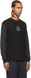 Moncler Genius 7 Moncler FRGMT Hiroshi Fujiwara Black Long Sleeve T-Shirt