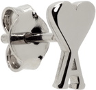 AMI Paris Silver Ami de Cœur Single Earring