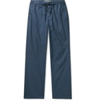 Orlebar Brown - Cothay Cotton-Poplin Drawstring Trousers - Blue