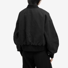Meotine Women's Kian Canvas Bomber Jacket in Black