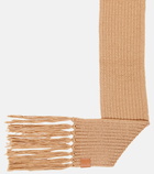 Loewe - Cable-knit wool scarf