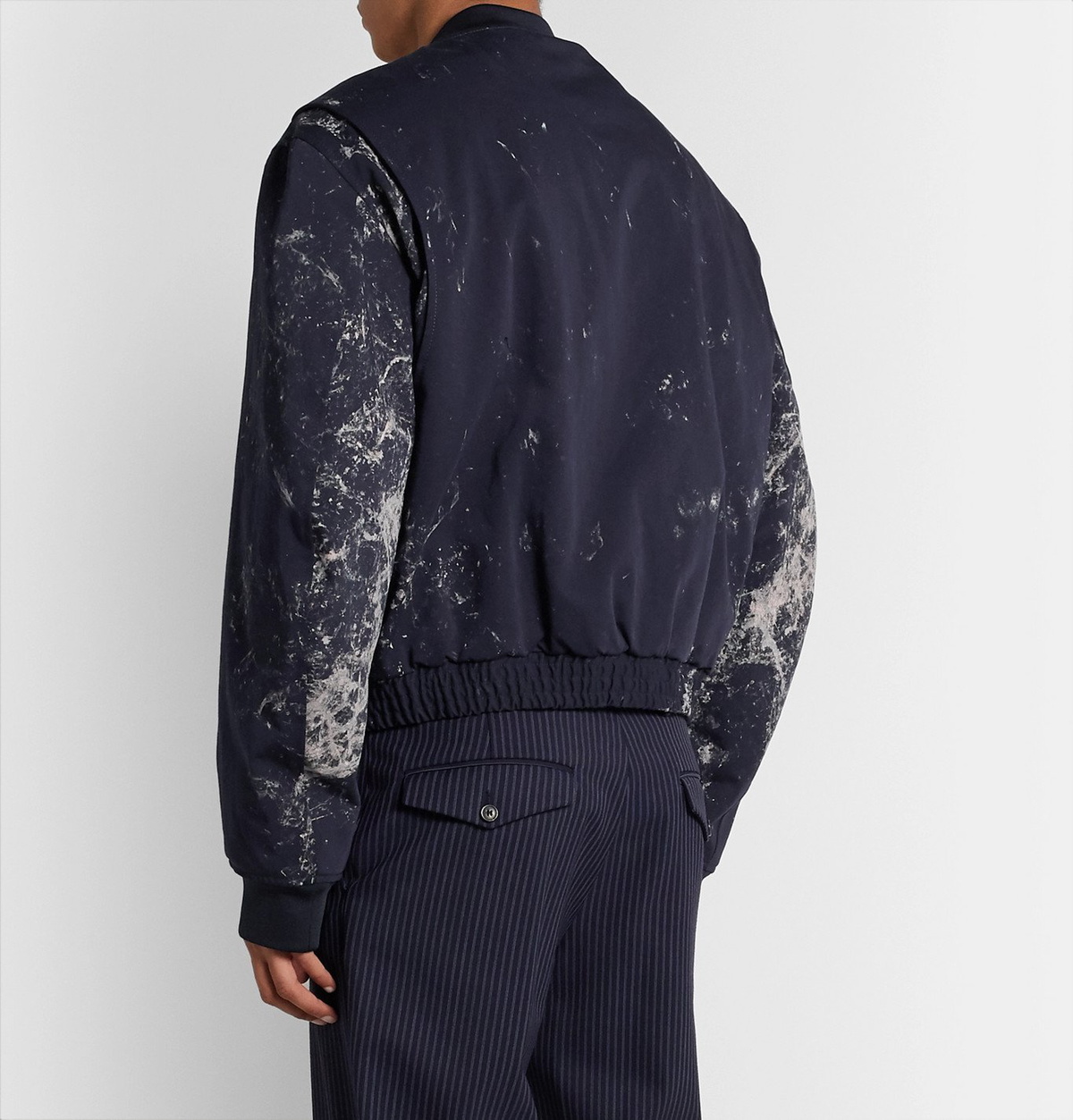 Maison Margiela - Paint-Splattered Cotton-Twill Bomber Jacket