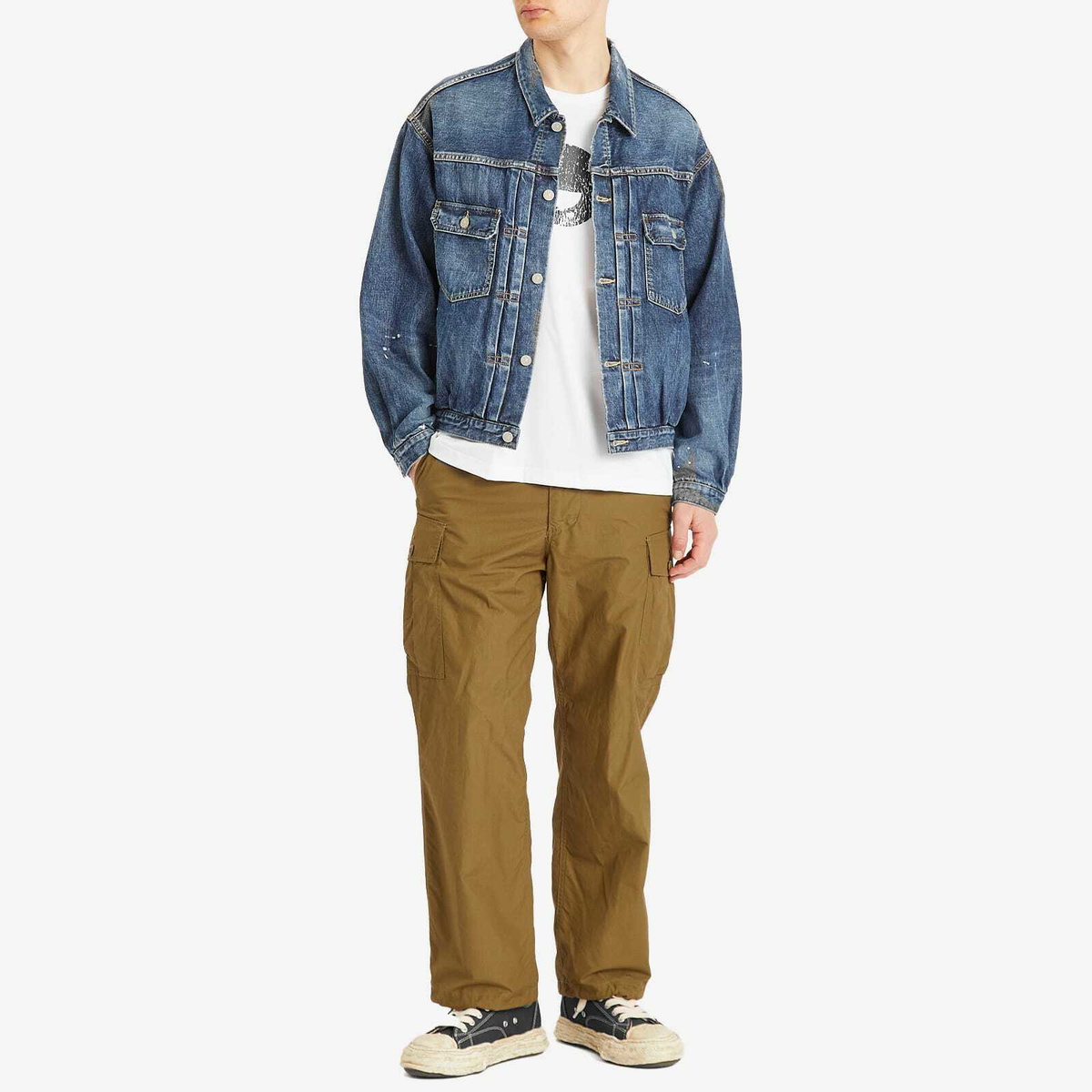 Junya Watanabe MAN Men's Eye T-Shirt in White