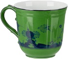 Ginori 1735 Green Oriente Italiano Coffee Mug
