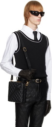 Ernest W. Baker Black Quilted Tank Top