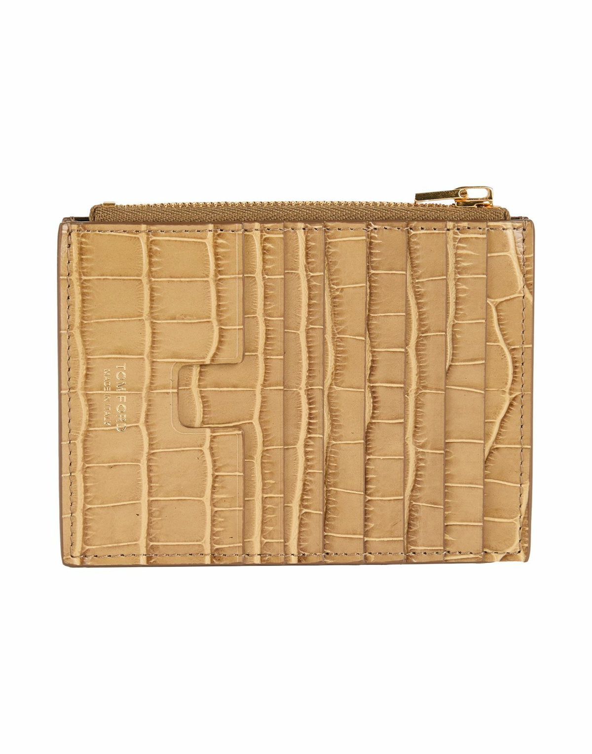Tom Ford Womens Cardholder Khaki