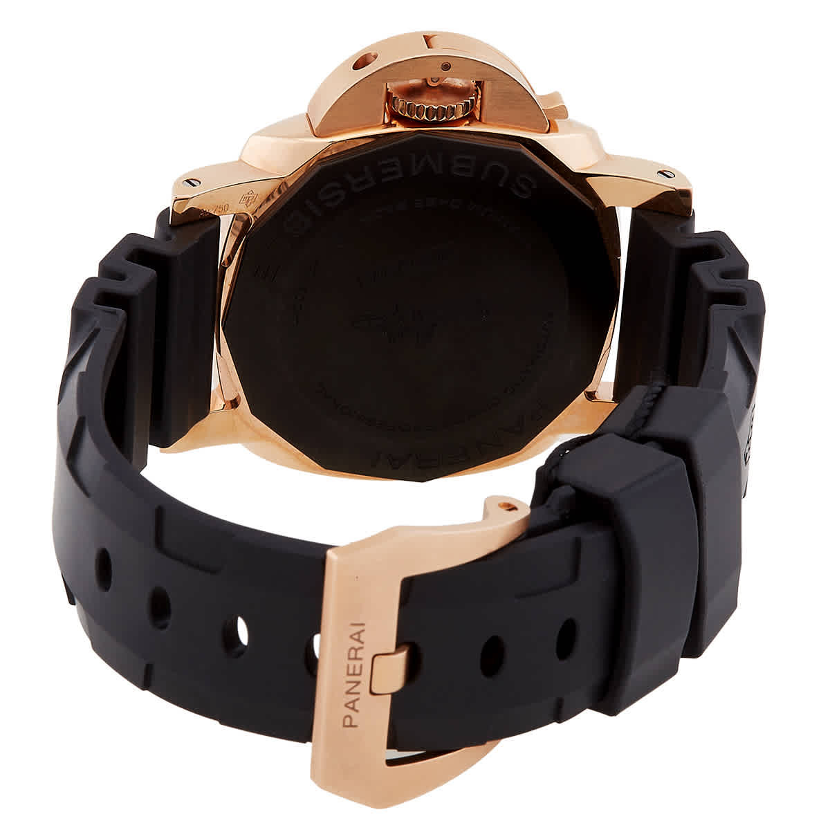 Panerai Submersible Goldtech Automatic Black Dial Mens Watch PAM01164