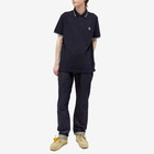 Stone Island Men's Patch Polo Shirt in Navy Blue