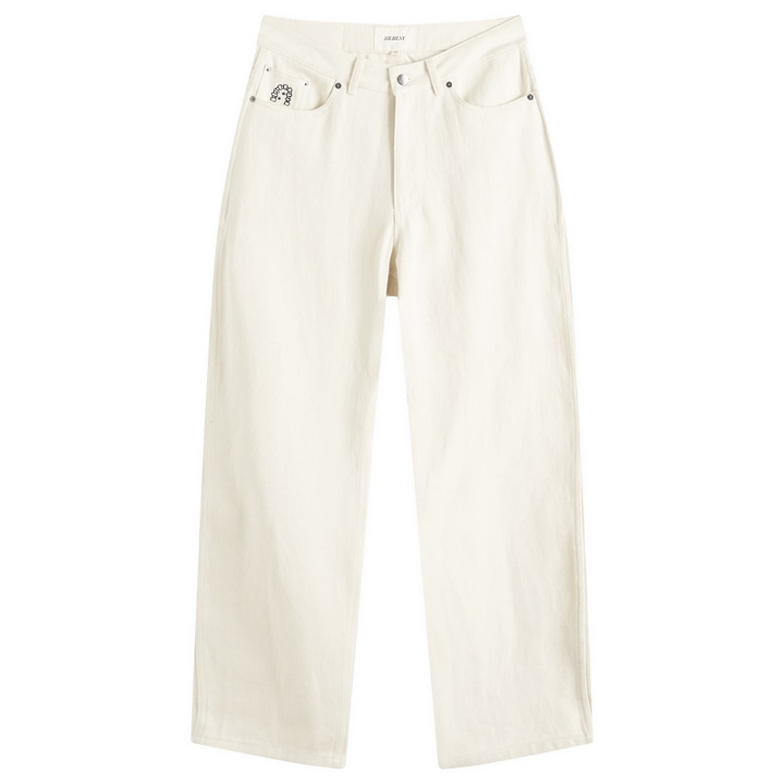 Photo: Heresy Men's Rogue Jeans in Ecru