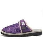 Suicoke Men's ZAVO-Cab in Purple