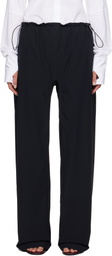 JOHANNA PARV Black Cover Trousers