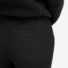 Snow Peak Women's High Gauge Light Knit Trousers in Black