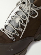 ROA - Mesh, Suede, Rubber and Canvas Hiking Boots - Brown