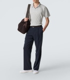 Homme Plissé Issey Miyake Basics pleated polo shirt