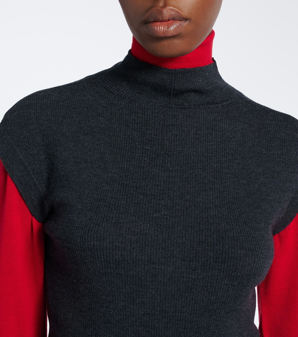 Jardin des Orangers Ribbed-knit virgin wool top
