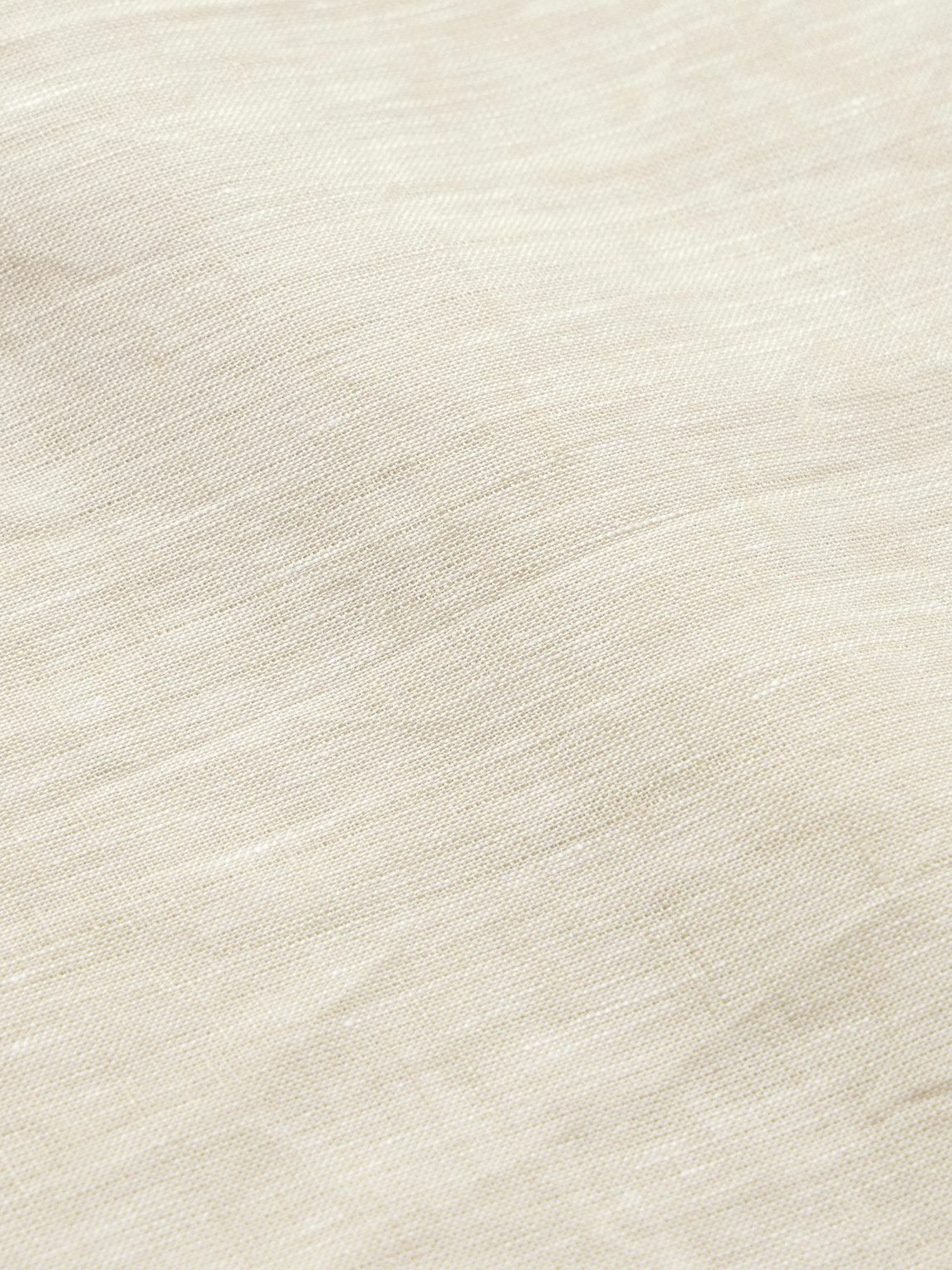 Kingsman - Drake's Convertible-Collar Linen Shirt - Neutrals