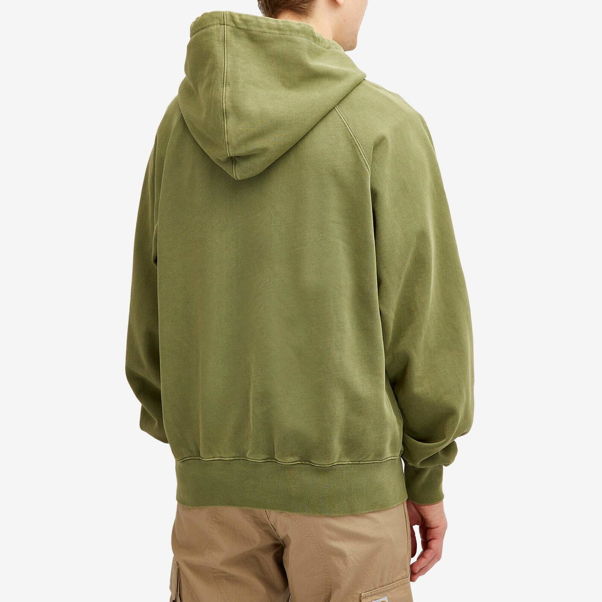 FrizmWORKS Men's OG Vintage Popover Hoodie in Green