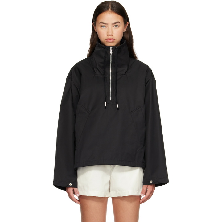 Photo: AGOLDE Black Lydia Popover Anorak