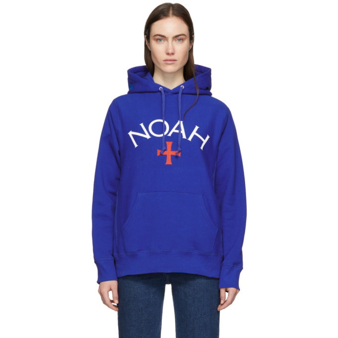 Photo: Noah NYC Blue Logo Hoodie