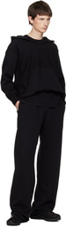 Les Tien Black Heavyweight Puddle Sweatpants