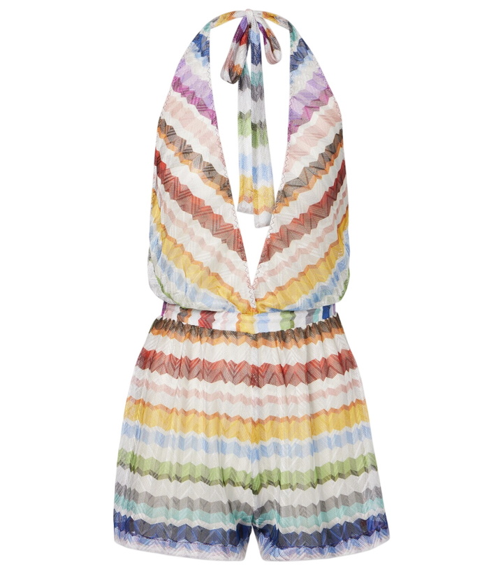 Photo: Missoni Zigzag halterneck romper