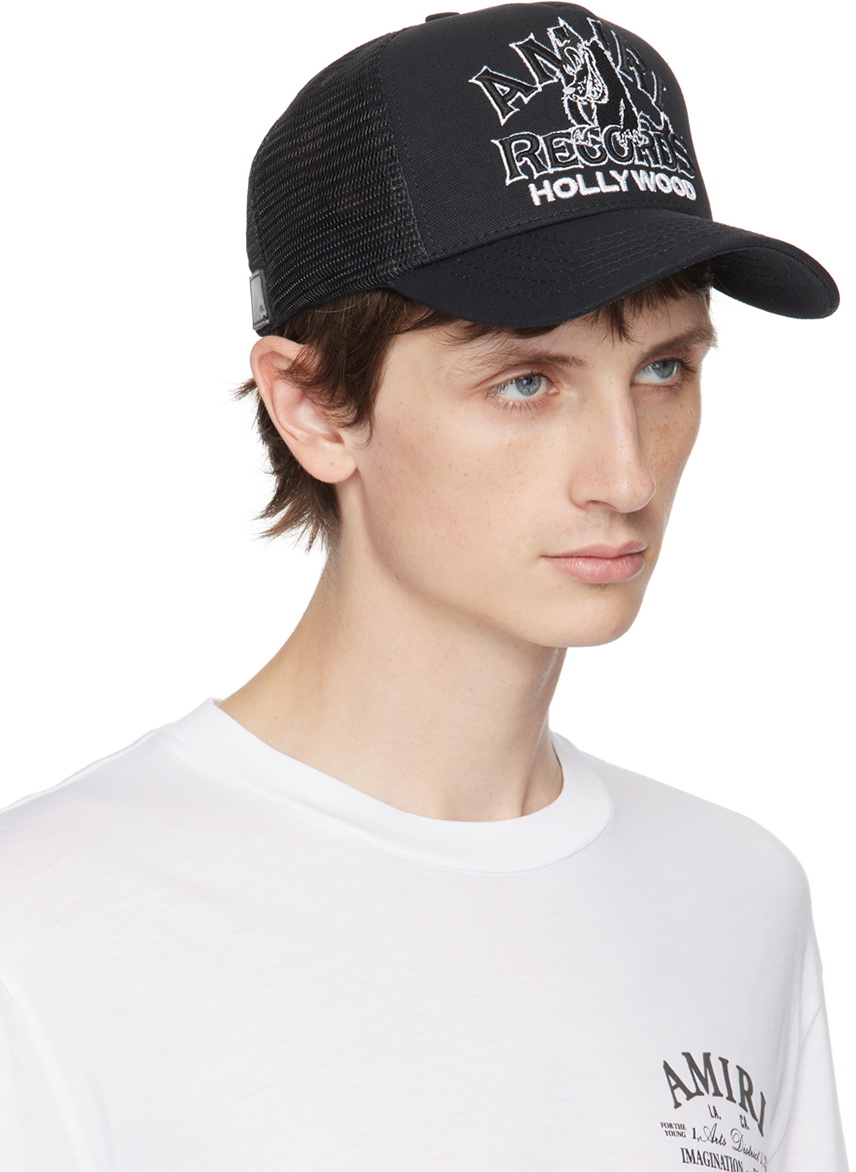 AMIRI Black Wolf Trucker Cap Amiri