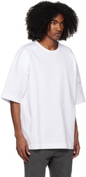 Juun.J White Sleeve Pocket T-Shirt