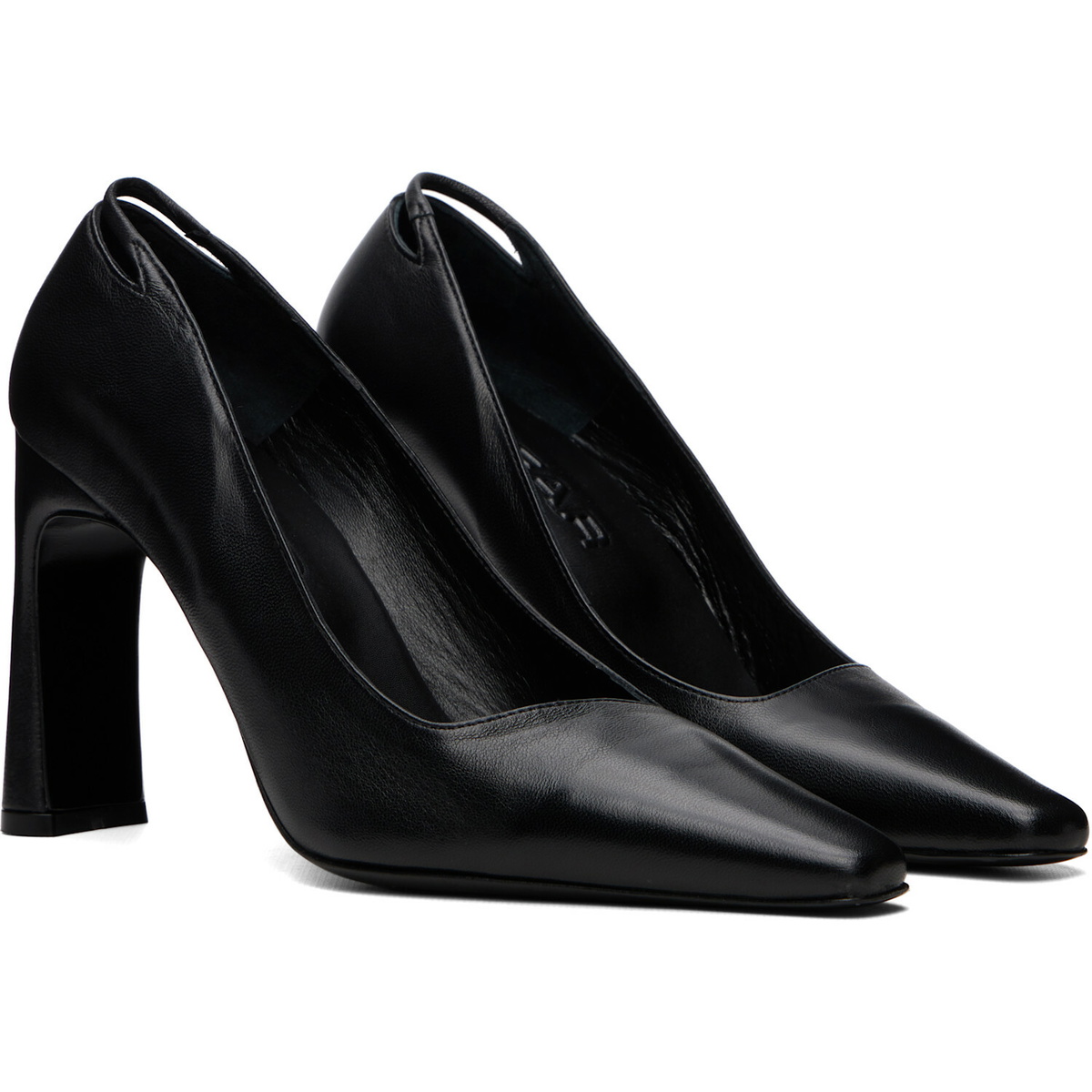 BY FAR Black Diva Heels