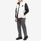 Canada Goose Men's Black Disc Garson Vest in Morthstar White