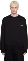 Wooyoungmi Black Square Label Sweatshirt