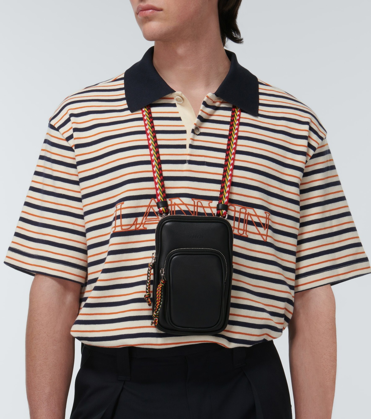Lanvin - Curb leather phone holder