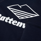 Battenwear Men's Team Reach-Up Crew Sweat in Midnight Navy