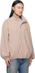 Acne Studios Beige Washed Logo Jacket