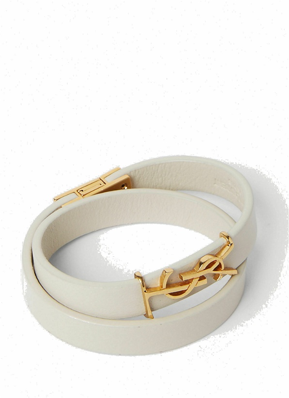 Photo: YSL Bracelet in White