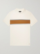 A.P.C. - Ruben Slim-Fit Striped Cotton-Piqué Polo Shirt - Neutrals