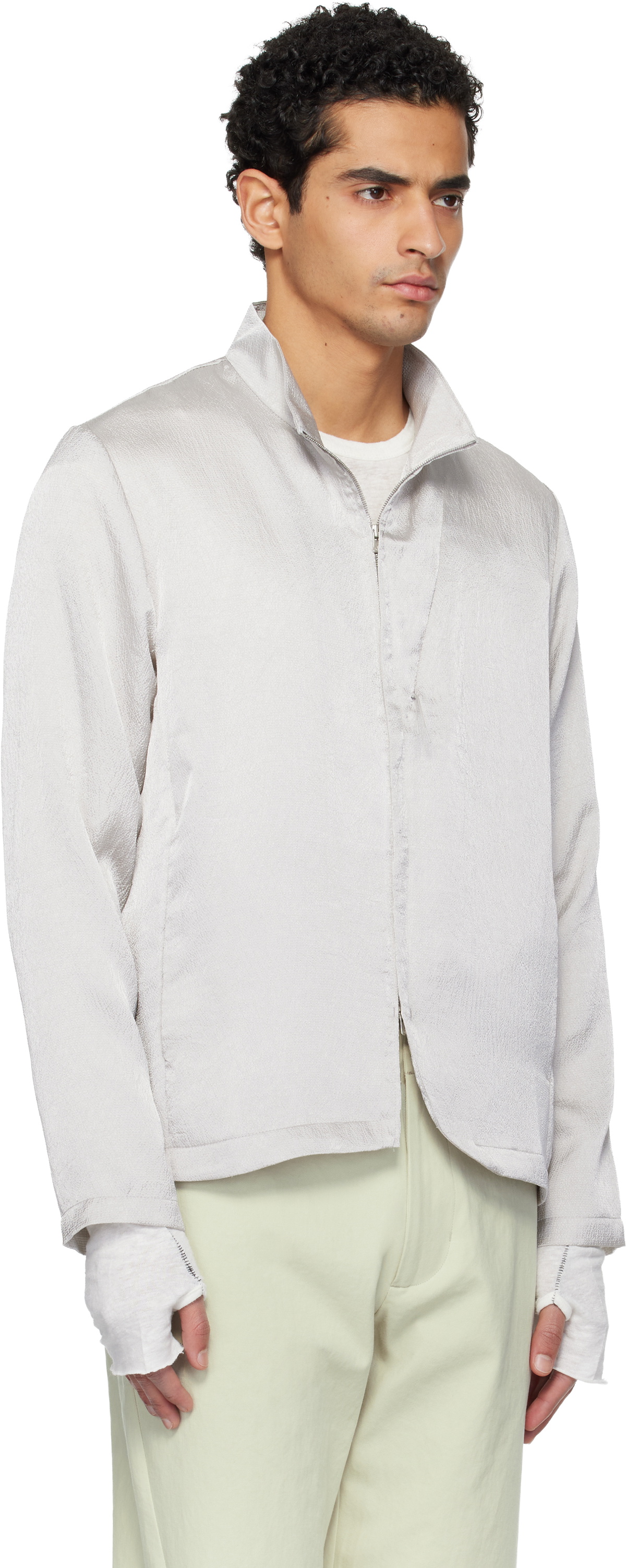 POST ARCHIVE FACTION (PAF) Gray Archive Track Jacket
